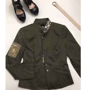 Embellished Military Style Jacket by Toy G.